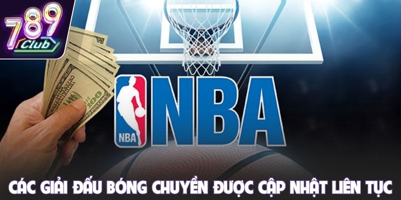 Các giải đấu bóng chuyền được cập nhật liên tục