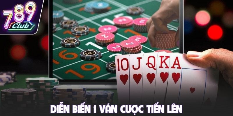 Diễn biến 1 ván cược tiến lên